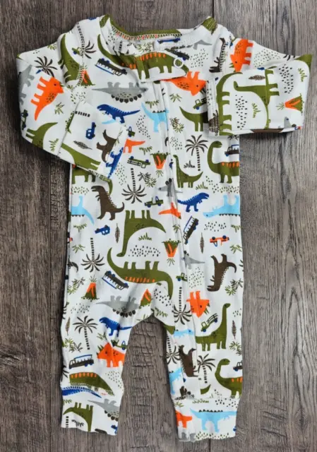 Baby Boy Clothes Nwot Carter's Colorful Preemie Dinosaur Outfit