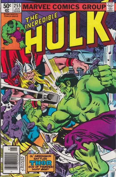 Incredible Hulk (1962) # 255 Newsstand (4.5-VG+) vs. Thor 1981