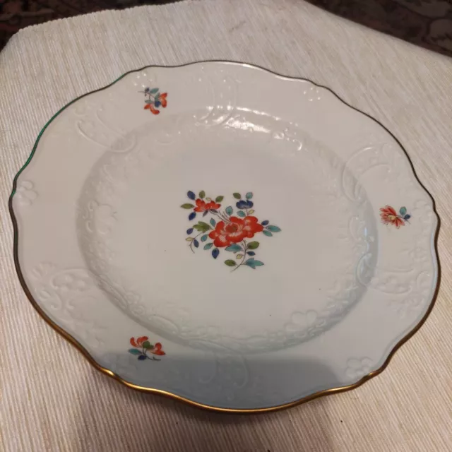 Meissen Wandteller,Teller,Jubiläumsteller Indische Blume  I.Wahl Ø19cm Schön&RAR