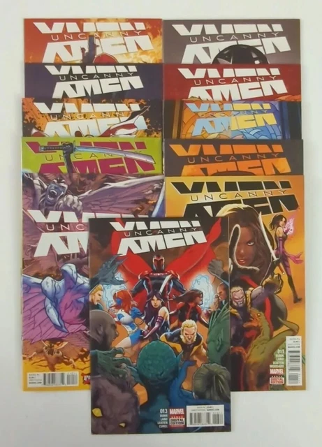 Lot Of 11 2016 Marvel Uncanny X-Men Comics #2-11 & 13 VF/NM