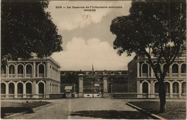 CPA AK VIETNAM COCHINCHINE Saïgon - La Caserne de'Infanterie (61532)