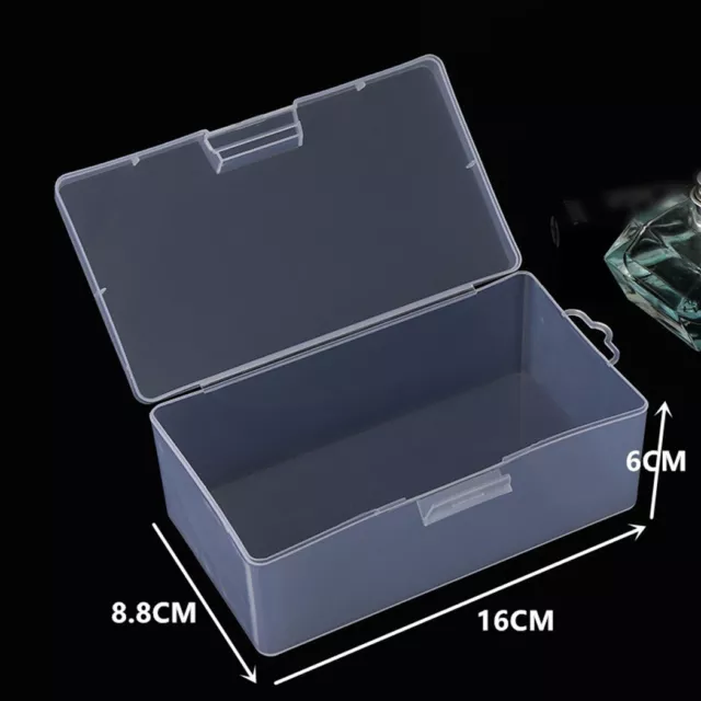 Étui conteneur de stockage en plastique transparent parfait pour cartes bancair