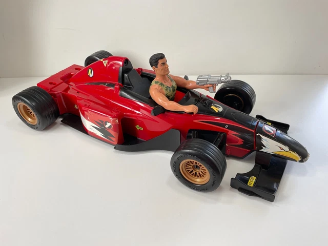 ACTION MAN F1 Formula 1 Race Car Set Grand Prix Vintage Retro Toy 2000 ...