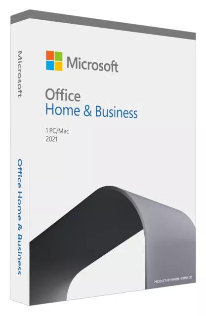 DAUERLIZENZ: Microsoft Office Home & Business 2021 - 1 PC / MAC