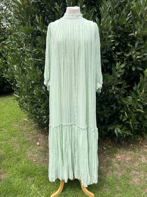 boho maxi dress zara Zara boho white smocked tiered maxi dress – The Frockery