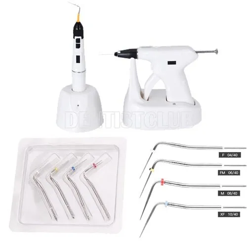 Cordless Dental Gutta Percha Obturation System Endo Heating Pen Gun /Needle Tips