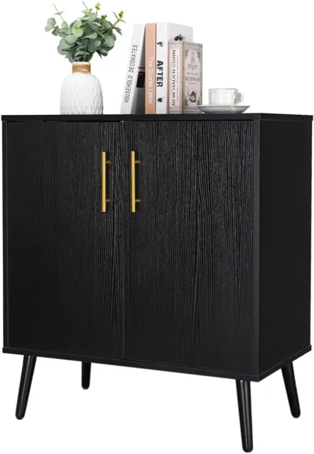 Modern Storage Cabinet 2 Doors Sideboard Buffet Cabinet with Storage for Kitchen