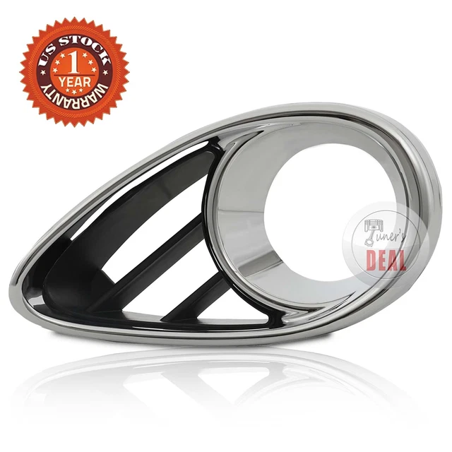 For Infiniti Fx35 Left Driver Fog Light Lamp Bezel W/ Chrome Molding 622573Ev0A