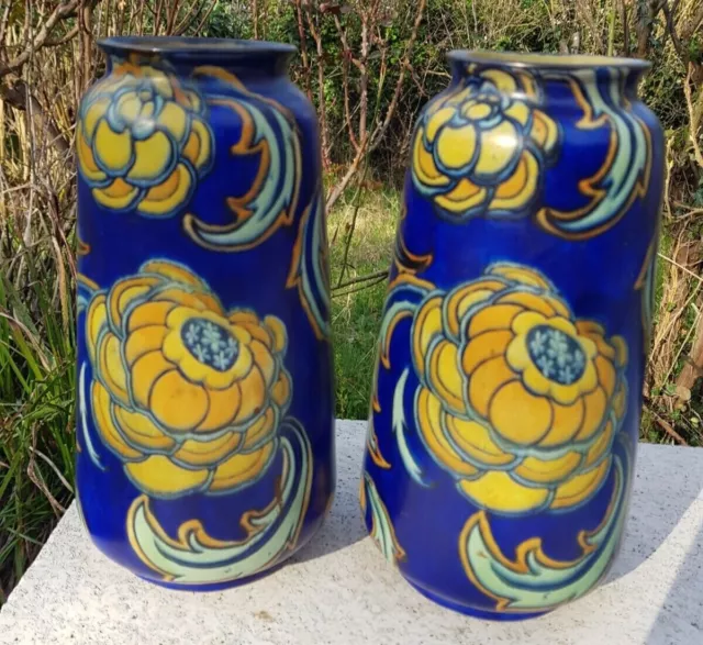 Vintage Royal Stanley Ware Vases, Colclough, Art Deco, Jacobean Ware