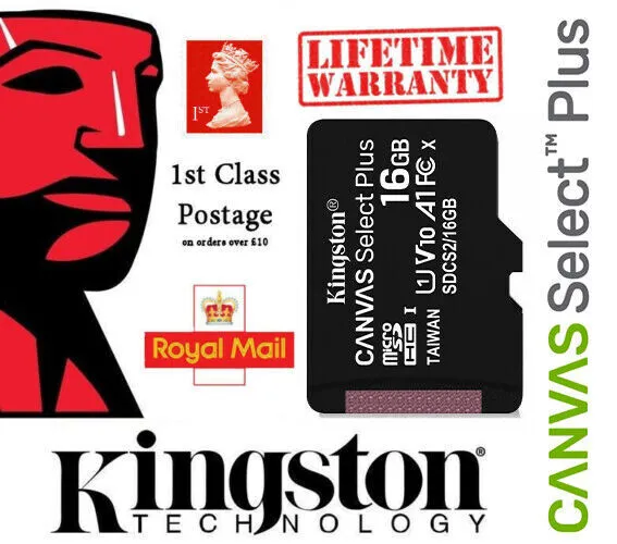 KINGSTON MICRO SD Card 32GB 64GB 128GB 256 Class 10 SDXC Phone