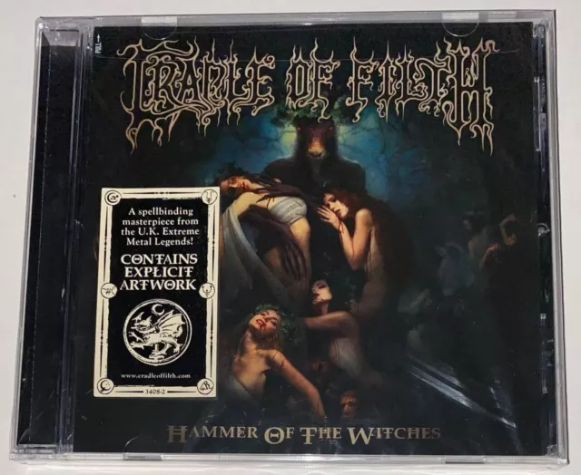 CRADLE OF FILTH - Hammer of the Witches CD NEW & SEALED 2015 Nuclear Blast Recs