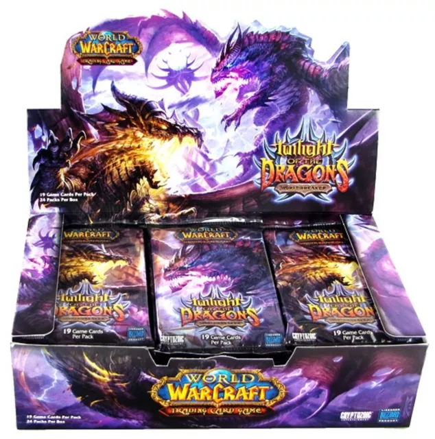 WOW Twilight of the Dragons Booster Box 24 Packs Factory Sealed ITA