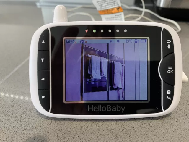 HelloBaby Video Baby Monitor, HB65 with Remote Camera Pan-Tilt-Zoom 3.2Inches✨✨✨