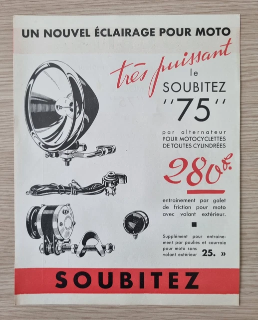 Lot De 4 éclairages De Vélo Vintage – Marques Soubitez, Cibie – Occasion