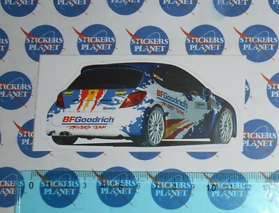 ADESIVO STICKER AUTOCOLLANT VINTAGE AUTO RALLY TUNING BFGOODRICH DRIVERS TEAM 