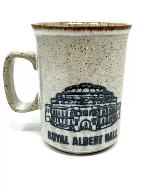 Vintage Dunoon Ceramics Made In Scotland Stoneware Mug Cup Royal Albert Hall 3