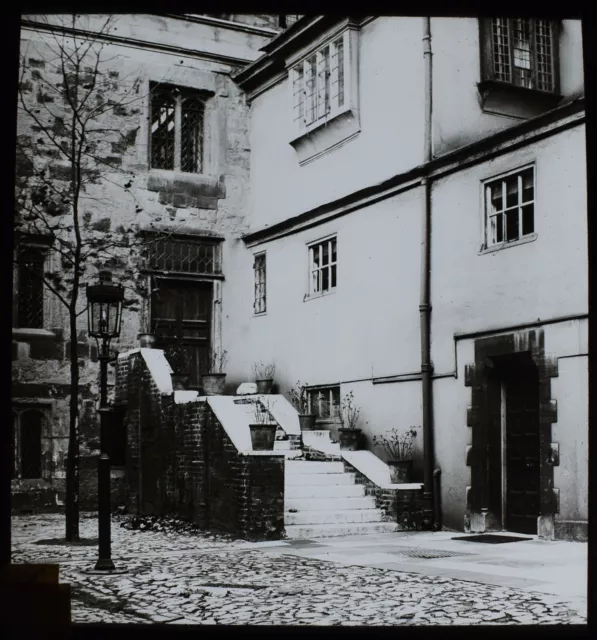 Antike Magische Laterne Schiebe Westminster Dekanery Abbots Yard London C1890 Foto