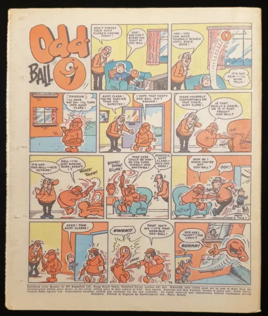 Vintage WHIZZER & CHIPS Comic - Monday 10th February 1979 - IPC Magazines Ltd. 2