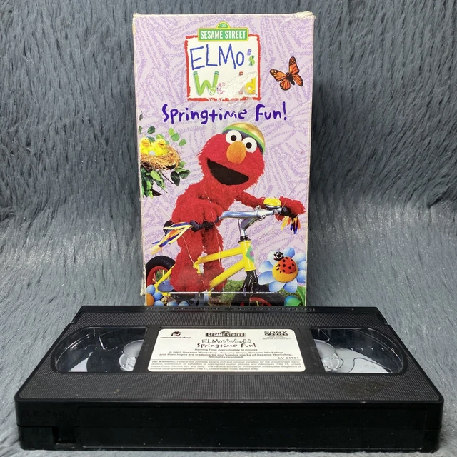 ELMOS WORLD SPRINGTIME Fun VHS 2002 Sesame Street Classic Cartoon Movie ...