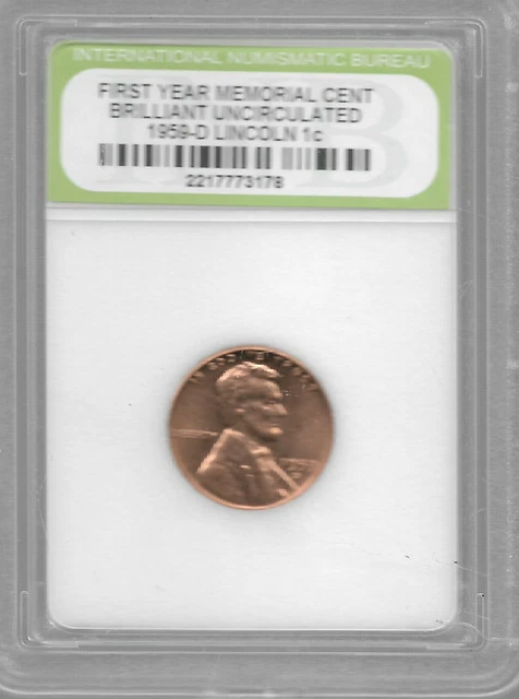 Rare Old USA Liberty 1959 Lincoln Penny Uncirculated US Collection Coin LOT:AA63