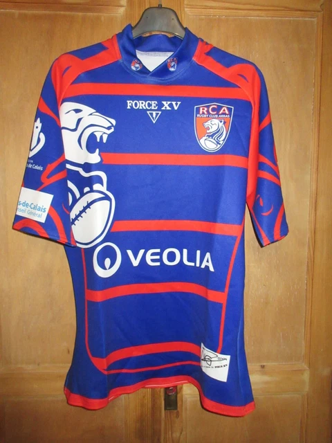 Maillot Rugby Vintage RCA ARRAS - Porté N°15 - Taille XL - Club Français