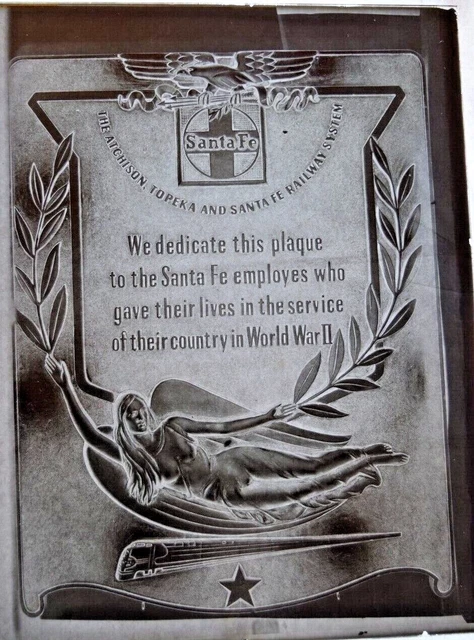 Ca.1945 Glass Photo Plate - Illinois Central Railroad Photographic Plate - pi
