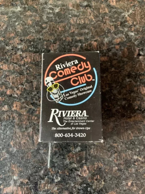 Vintage Riviera Casino/Hotel Las Vegas Comedy Club Deck of Playing Cards Nice!