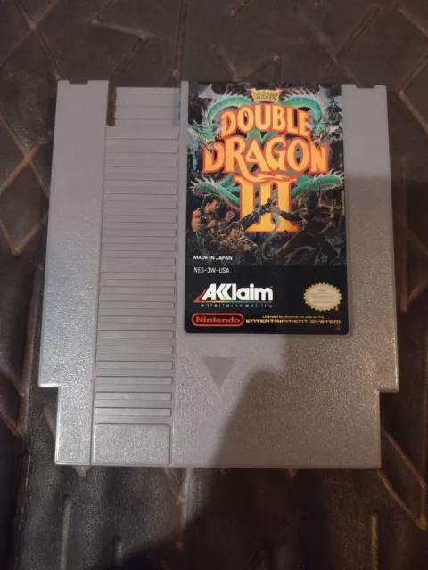 Double Dragon 3 III: The Sacred Stones (NES) Authentic Tested