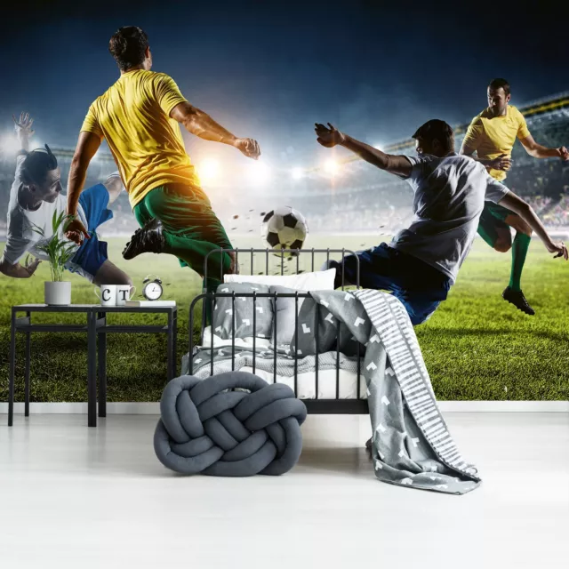 FOOTBALL STADIUM BOY Photo Wallpaper Wall Mural Modern Children's Room Kids