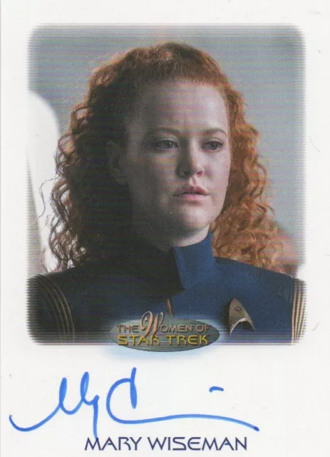 Frauen von Star Trek Kunst & Bilder: Mary Wiseman als Sylvia Tilly Autogrammkarte