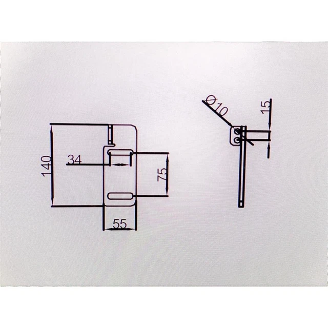 Kippvorrichtung Adapterteile per Scocca (Set 2 Pezzo) Ks 28KBT