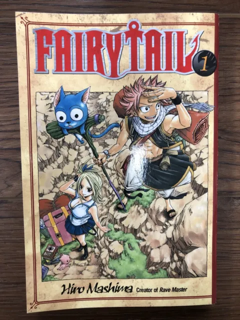 Fairy Tail Volume #1 English Manga Hiro Mashima Kodansha