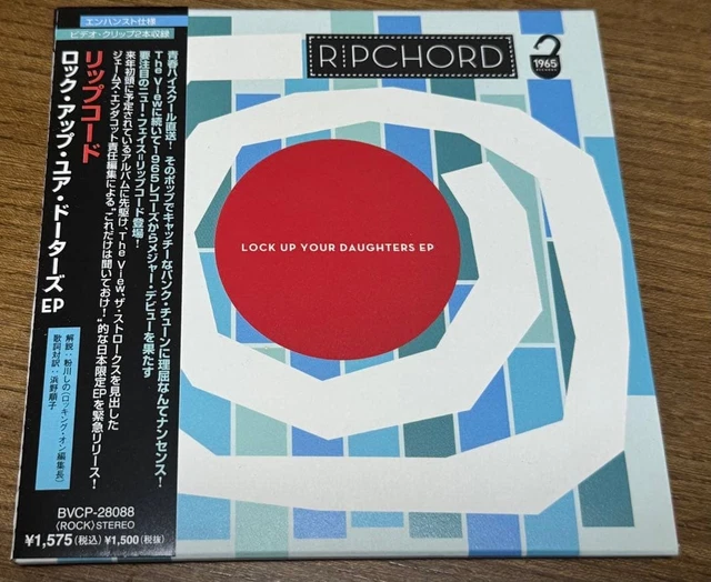 JAPAN EDIT. CD amélioré Ripchord Lock Up Your Daughters EP avec Obi EUR ...