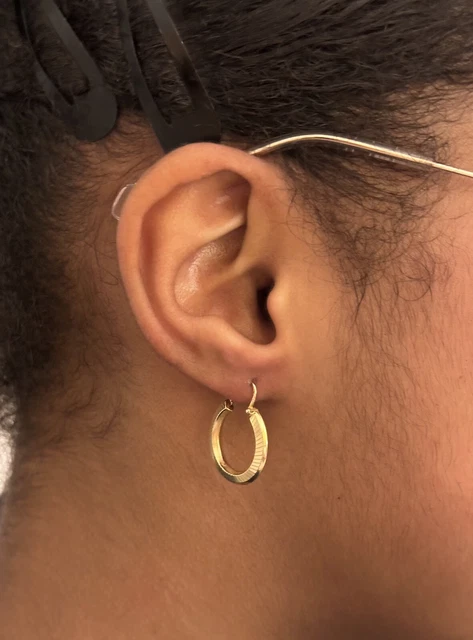 Boucles D'oreilles Créoles En Or Jaune 18 Carats - Diamètre 2,8 Cm, Poids ~4g | Bijou Occasion