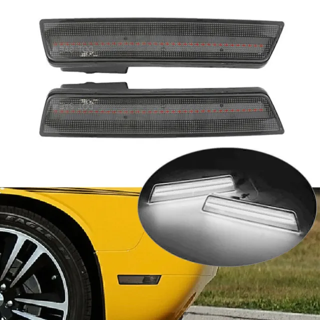 Luci di posizione laterali posteriori LED bianche per Dodge Challenger 08-14/caricabatterie 11-14 GZ