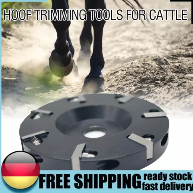 Cow Cattle Hoof Trimming Cutter Livestock Sheep Foot Blade Trimmer Disc Plate DE