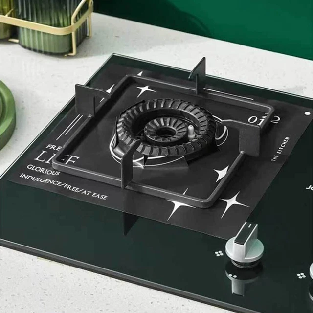 Tappetino pulito gamma fornelli rivestimento fibra di vetro antiaderente a prova di olio rimovibile