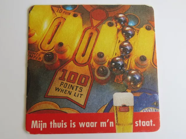 Beer Collectible Sous-bock Coaster STELLA ARTOIS Belgian Brewery Slot Game