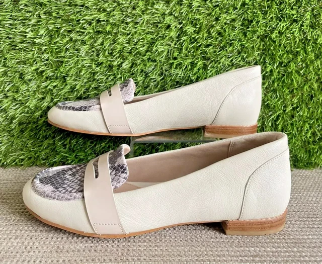 CLARKS NARRATIVE FLAT Comfort Leather Blue Slip On Strappy Boho Size 8 41 25.00 PicClick UK