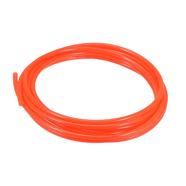 Neumática Aire Tubería, 6mm OD x 4mm ID 3 Metros (118") PU Poliuretano Naranja