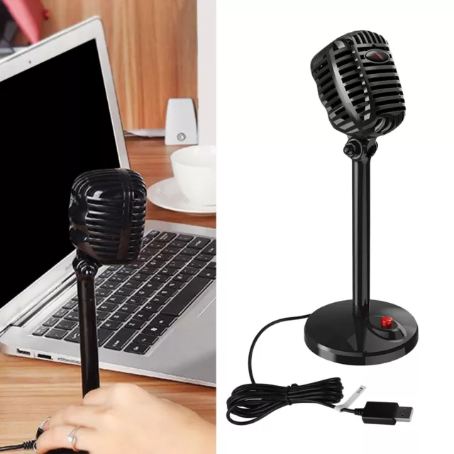 PC USB Podcast Studio Condenser Recording Microphone Livestream Professional Mic