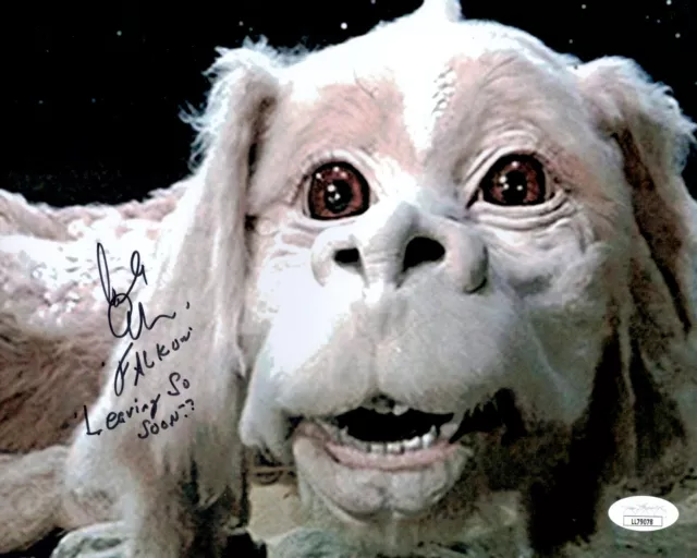 ALAN OPPENHEIMER Signed THE NEVERENDING STORY Falkor 8x10 Photo JSA COA Cert