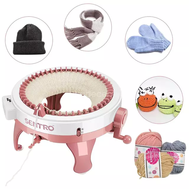 DIY 48Needle Knitting Machine Weaving Kit Round Knitting For Scarf Hat Kids Gift