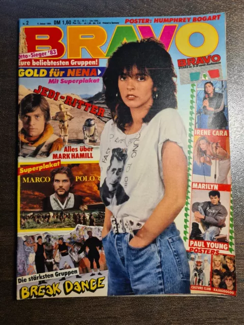 BRAVO 02/1984 Heft Komplett - Paul Young, Nena, Spandau Ballet, Nino de Angelo -