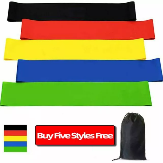 Resistance Bands Loop Exercise Elastic Band Fitness Training Rubber Gym Yo-wf