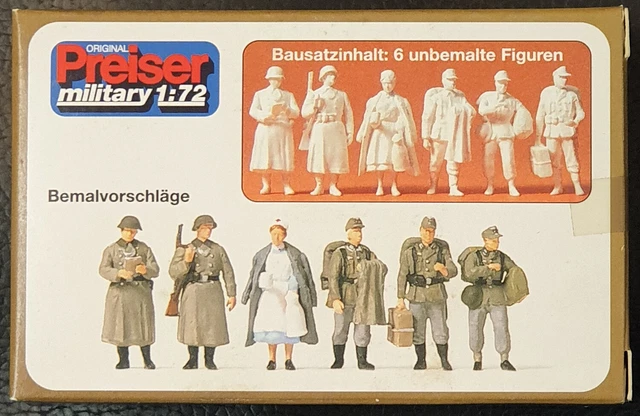 Lot 7 Figurines Soldats DURSO - Composition Ancienne WW2 - Production Belge - Échelle 1:32