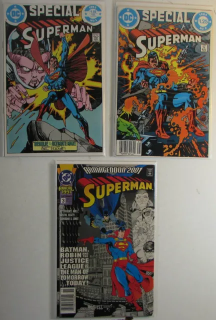 Superman Special Lot of 3 #1,2,Annual 3 DC Comics (1983) 1st Print Comic Books