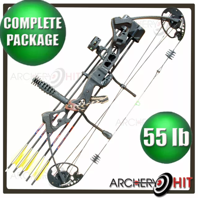 VULTURE CAMO COMPOUND Bow 45-65lb Ready to Shoot Package Target or Hunting  $394.00 - PicClick AU