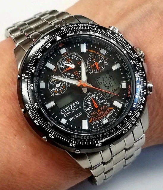 Skyhawk Citizen Eco Drive Wr 200 Armband Promaster Skyhawk A-T