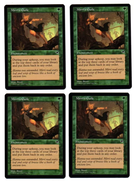 MTG Mirri's Guile X1 Tempest edition rare